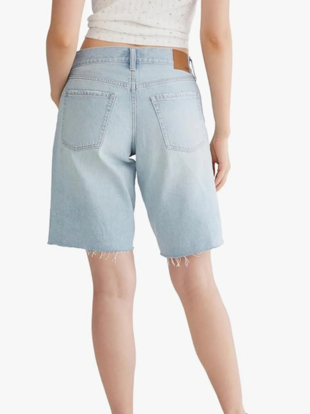 Aeropostale Women's Low Rise Baggy Denim Jorts 11” inch
